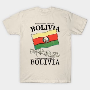 Vintage Flag of Bolivia T-Shirt